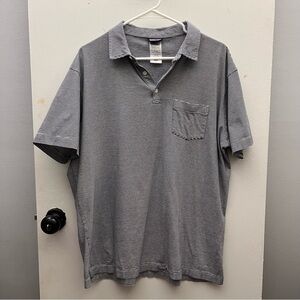 Men’s Patagonia 100% Organic Cotton Striped Polo Shirt Size XL